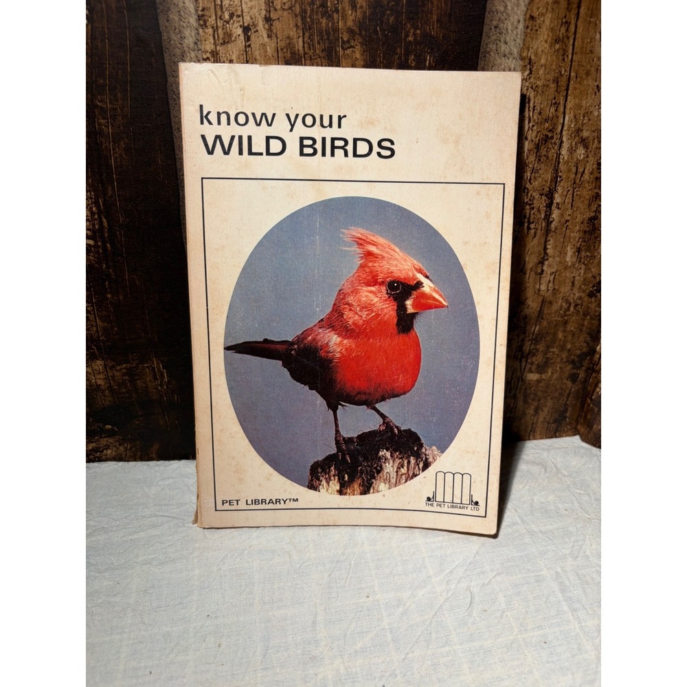 Vintage Know Your Wild Birds The Pet Library Ltd Paperback Book No 659 Guide